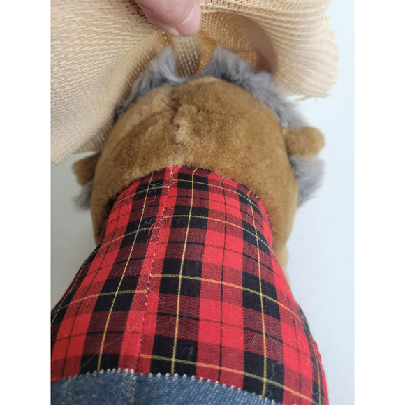 Vintage Shotgun Red Hee Haw TV Show Country Grandpa Puppet Plush Stuffed Toy 17" - Picture 8 of 9